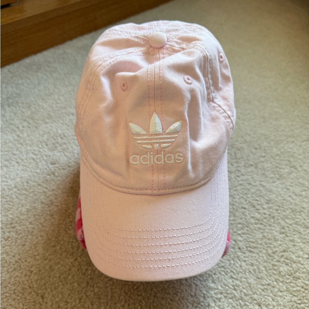 USED/GOOD CONDITION: Adidas Light Pink Traditional Adjustable Strapback Cap